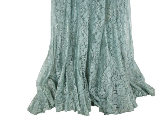 Nostalgia Peppermint Green Lace Dress, Vintage - Picture 8 of 10