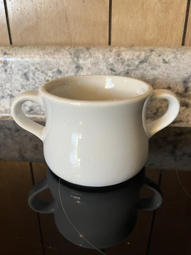 McCoy White SUGAR BOWL SERVING POT 🔥1960 Vintage🔥HTF🔥POTTERY