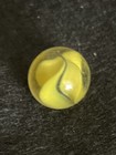 Vintage Marble Yellow Egg Yolk 4 Four Vane Cateye Unique Flow Collectible Toys — photo 10