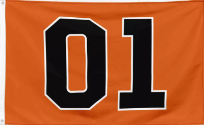 General Lee Orange Flag Banner OutIndoor 5x3 ft Custom Flags Beautiful Gift
