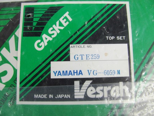 Vesrah VG-6059, VG-6059M Yamaha Gasket Kit 1987-1991 YFZ350 - Picture 2 of 3