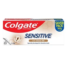 Colgate Sensitive Everyday Protection Toothpaste, Twin Pack Of 160G (80G X 2)