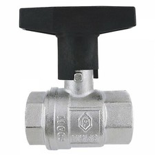 Heizung T-Griff Muffen Kugelhahn 1/2 -2" Zoll IG 25bar Pumpen Schieber Isolieren