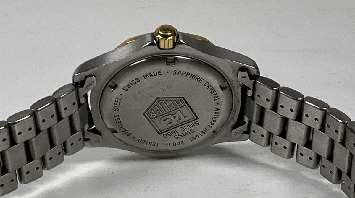 Tag Heuer Classic 2000 Series Stainless 37mm Case Gold Tone Tag Heuer Classic 2000 Series Stainless 37mm Case Gold Tone