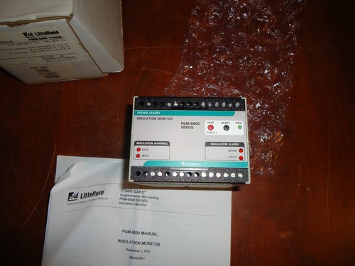 LITTELFUSE, POWER-GARD GROUND FAULT MONITOR REF:PGM-8600, 100%NEW - Picture 2 of 8