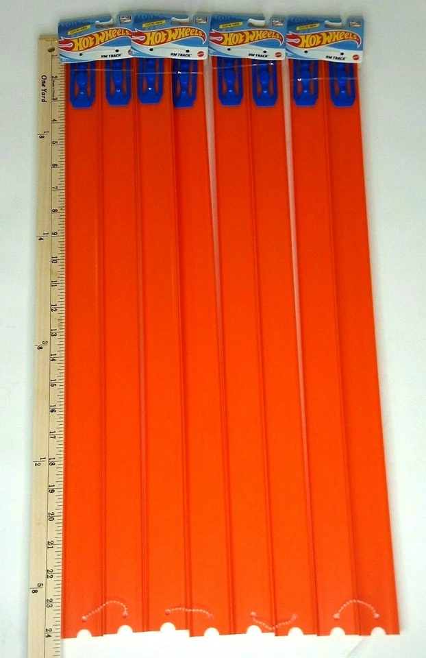 Hot Wheels Track Builder 24” Pieces Orange Track 16' Feet Connection - LOT OF 8 - Image 2 of 4
