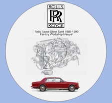 Rolls Royce Silver Spirit 1980-1990 Factory Workshop Manual 