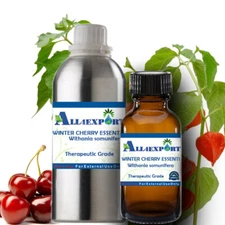 PURE WINTER CHERRY ESSENTIAL OIL Withania somunifera NATURAL FRAGRANCE AROMA