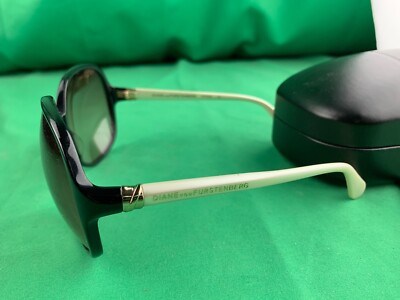 Diane Von Furstenberg DVF522S Brown Ivory Sunglasses | eBay display picture 2