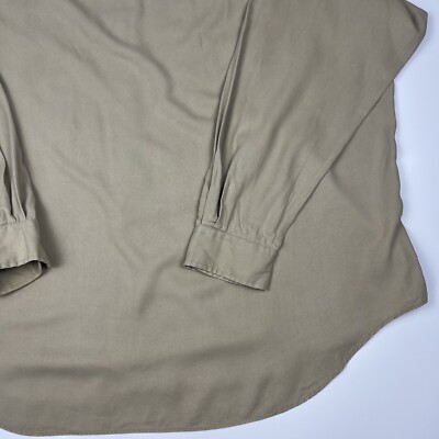Vintage 90s Polo Ralph Lauren Whitfield Tan Beige Button Up Shirt