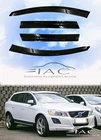 For VOLVO XC-60 2008-2017 Window Visor Vent Sun Shade Rain Guard Door Visor