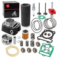 2004-2011 For YAMAHA Raptor 350 Top End Kit STD Cylinder Piston Valve Air Filter