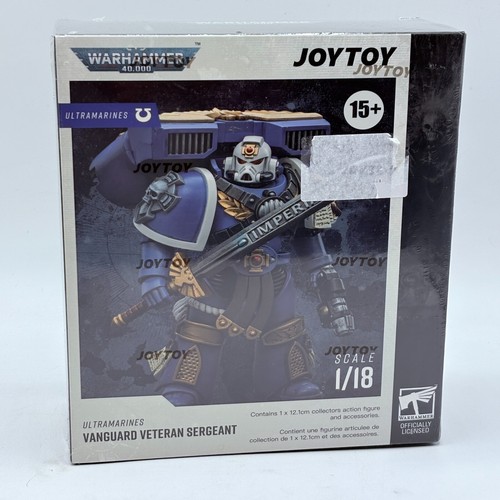 JOYTOY Warhammer 40K Action Figure Ultramarines Vanguard Veteran Thunder Hammer
