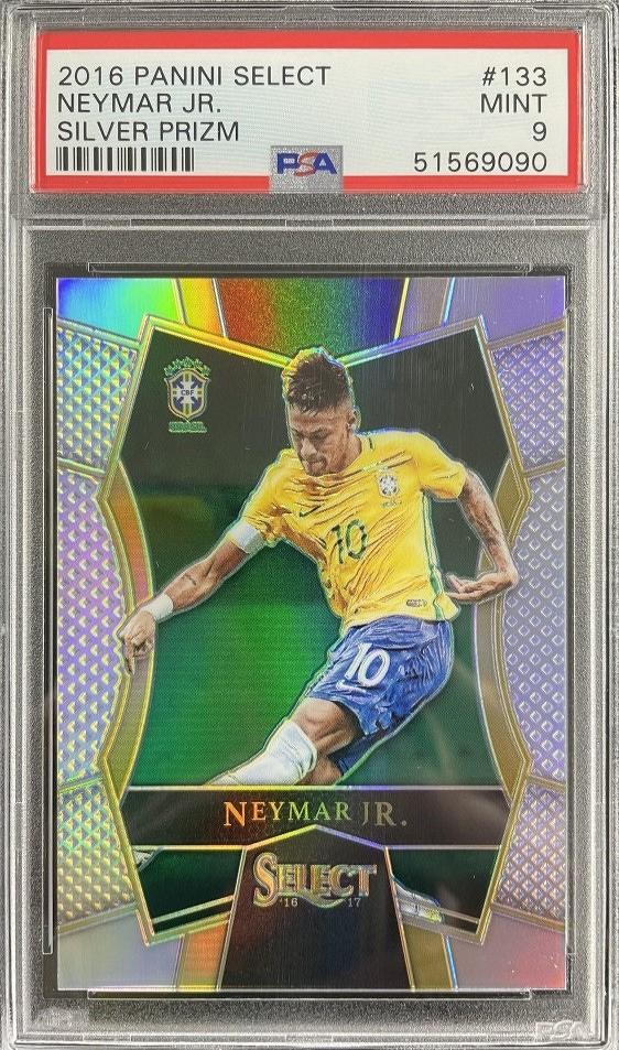 2016-17 Panini Select Brazil Neymar Jr. Mezzanine Silver Authentic Card