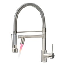 Kitchen Faucets with Pull Down Sprayer,Commercial Single Handle Kitchen Sink ...