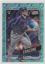 2024 Topps Cosmic Chrome Aqua Equinox Refractor /199 Dominic Canzone #153 1hy9