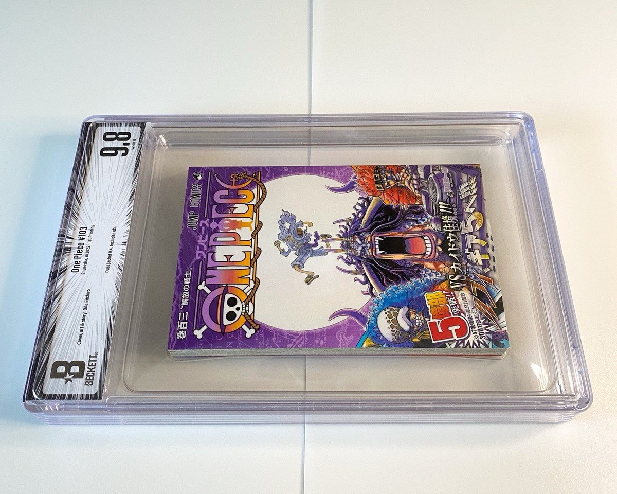 BGS 9.8 One Piece Vol 103 1st Printing Edition Graded Manga