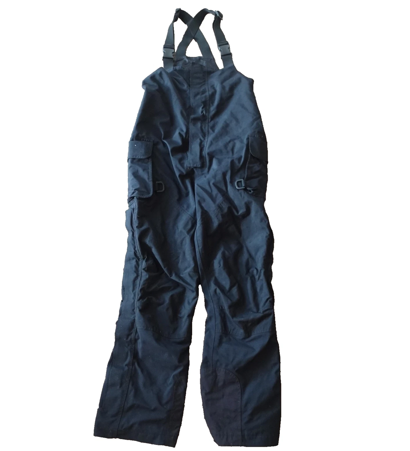 Cabela's Bib Overalls Mens Size M Black Outdoor Gear Weatherproof Solid