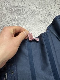 AGENT PROVOCATEUR RARE VINTAGE ICONIC BLUE/PINK TALMA CORSET Size L