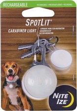 Nite Ize SpotLit Rechargeable Carabiner Light 3.5-Hour Runtime