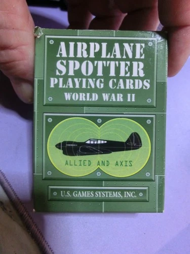 World War 2 Airplane Spotter Playing Cards