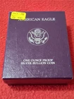 1986-S PROOF American Silver Eagle Dollar.   ASE.   OGP & COA           #MF-1738