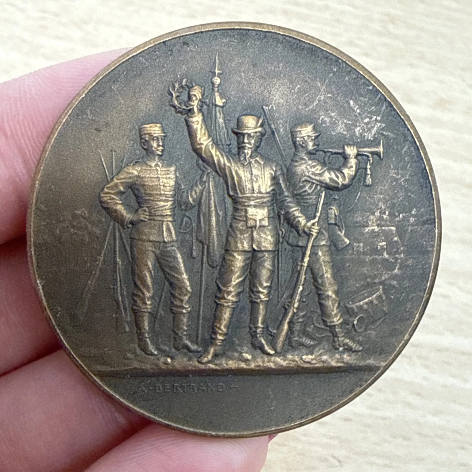 Médaille Société De Tir De Loches En Bronze Par Bertrand