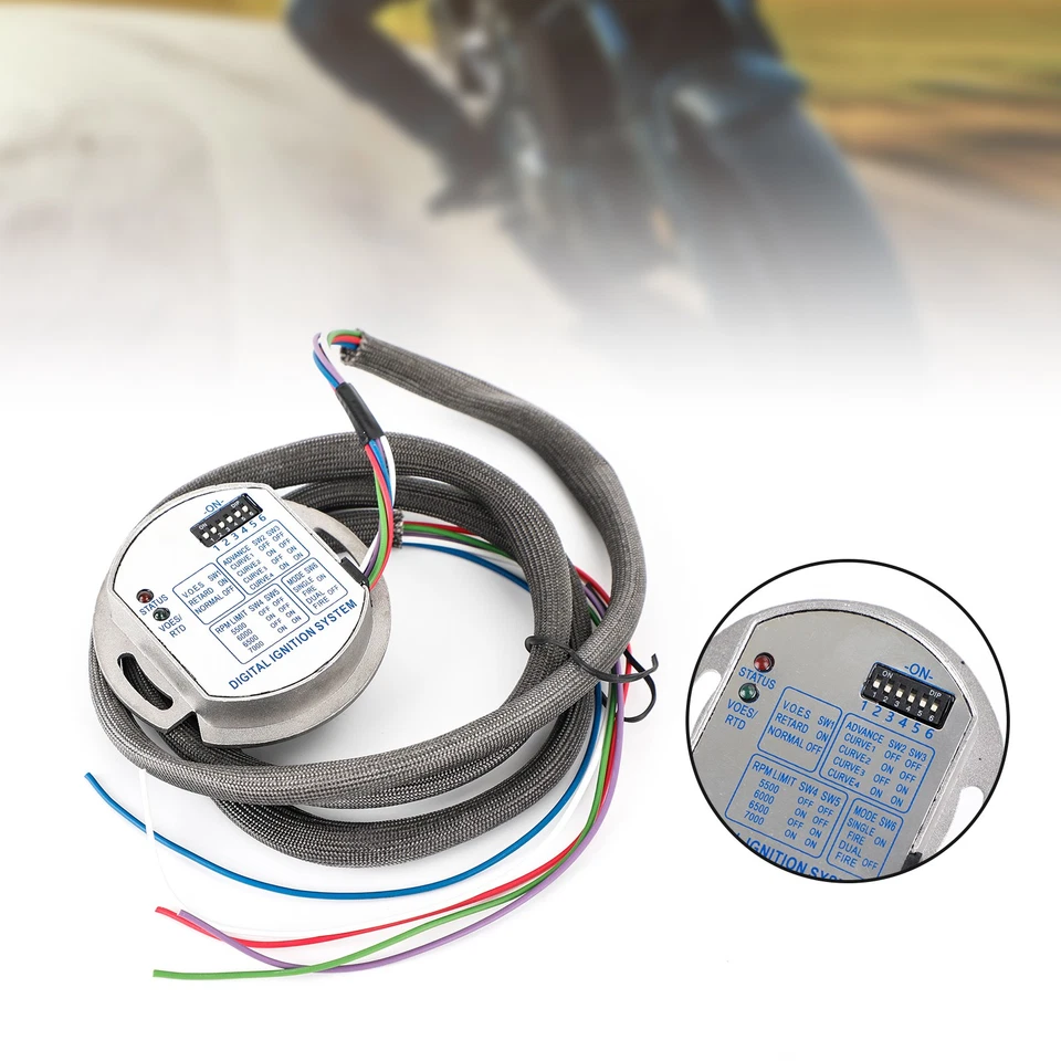 Single Fire Electronic Ignition Module fit for Sportster Dyna 2000i H3 Foto 4 de 4