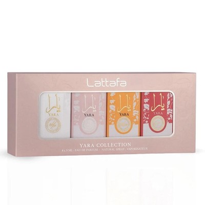 Yara Eau de Parfum Mini Gift Set   4 x 5ml | Lattafa