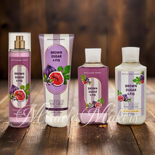 Bath Body Works BROWN SUGAR Fig Mist Wash Cream Lotion YOUR CHOICE