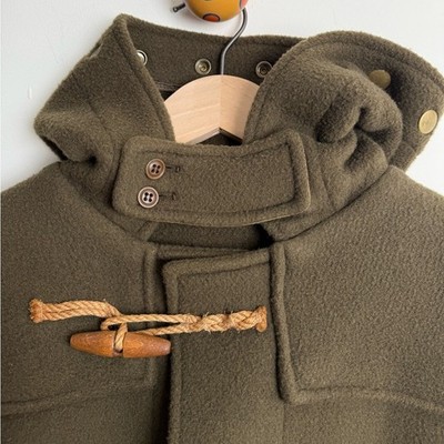 Polo by Ralph Lauren Duffle Coat – Olive Green – Made in England