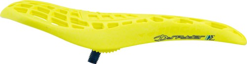 Tioga D-Spyder S-Spec BMX Seat - Pivotal, Neon Yellow - Zdjęcie 2 z 4