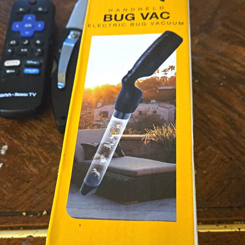 Bug Vac Handheld Bug Vac Electric Bug Vacuum, Bagless Handheld, Black