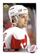 1992-93 Upper Deck #253 Jimmy Carson Upper Deck Text and Logo Hologram