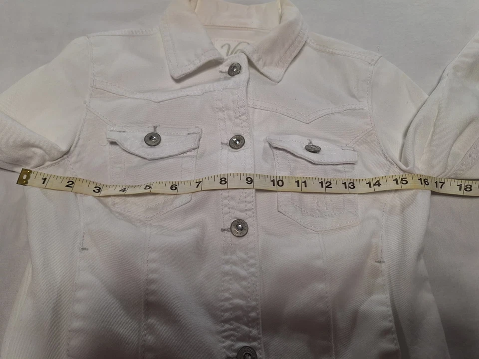 Chaqueta Vanity para mujer talla S blanca Demin Foto 4 de 4