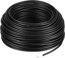100 Ft, 14 Gauge Electric Fence Wire Double Insulated Underground Hard Cable