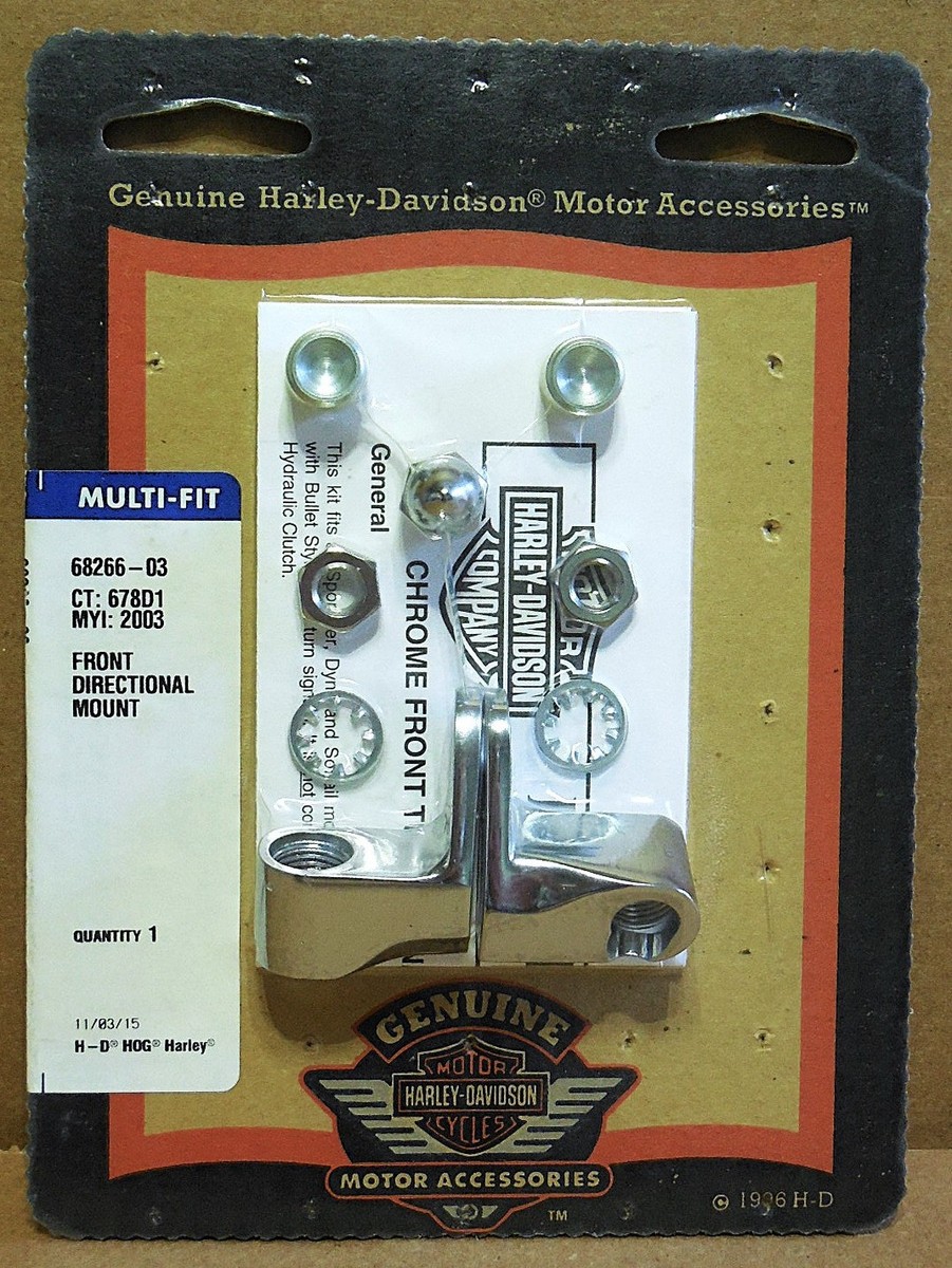 OEM HARLEY-DAVIDSON (See Fit Inside) CHROME FRONT DIRECTIONAL