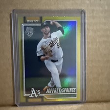2026 Topps Update Jeffrey Springs Gold Foil SP #/399 Oakland Athletics #US283