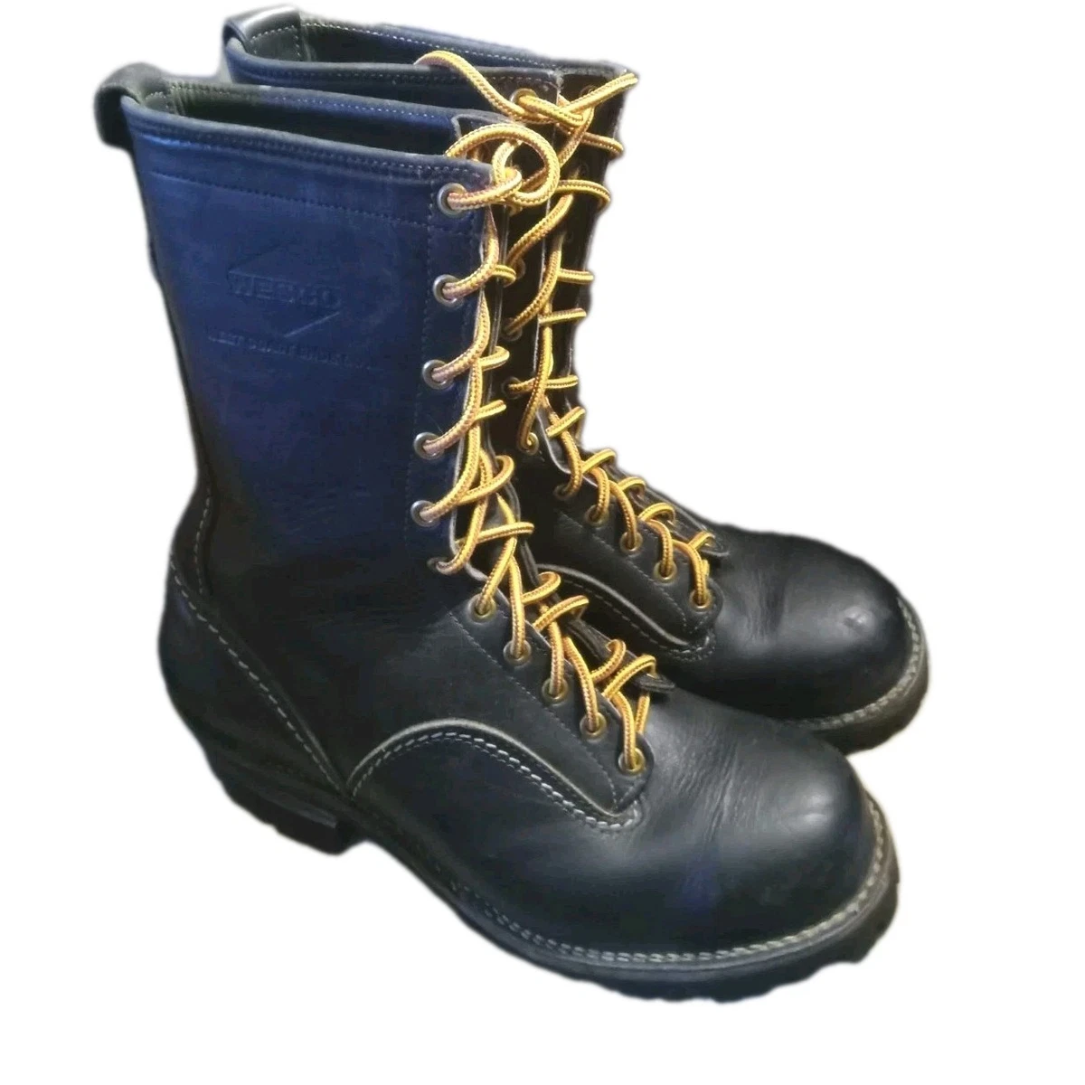 Wesco for Hall’s Safety Linesman Boots 8.5 D Job Master Old Logo West Coast Wesco Brown Boots for Men for Sale | Shop New & Used Men main image 2