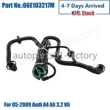 Crankcase Breather Vent Hose 06E103217M Fit For 05-2009 Audi A4 A6 3.2 V6