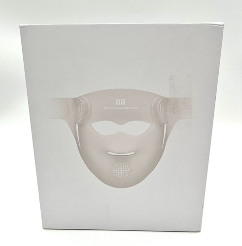 Inia Glow 4D Wireless LED Light Therapy Mask Device Model SKB-1918P - Blue