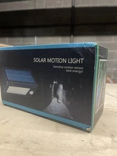 Solar Power 128 LED Lights PIR Motion Sensor Outdoor Security Lamp Wall