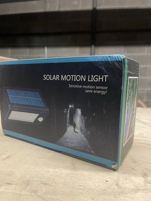 Solar Power 128 LED Lights PIR Motion Sensor Outdoor Security Lamp Wall