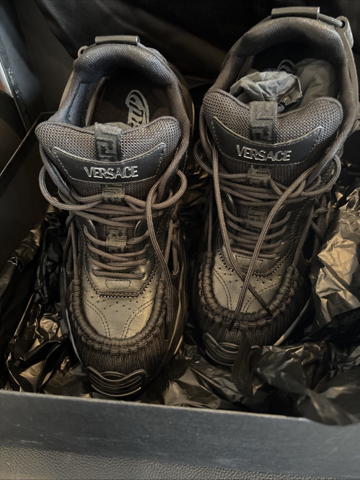 Size 9 - Versace Mercury M_VS_01 Sneaker Black