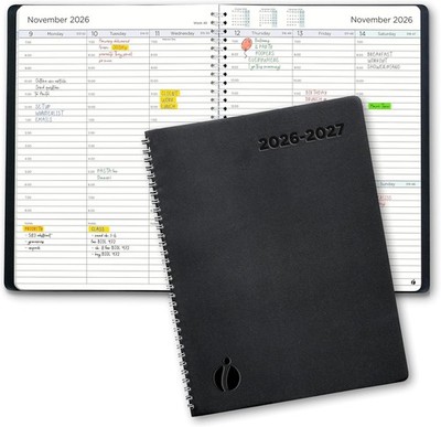 2026-2027 Academic Planner Weekly Monthly Hourly Appointment Book 8.5x11