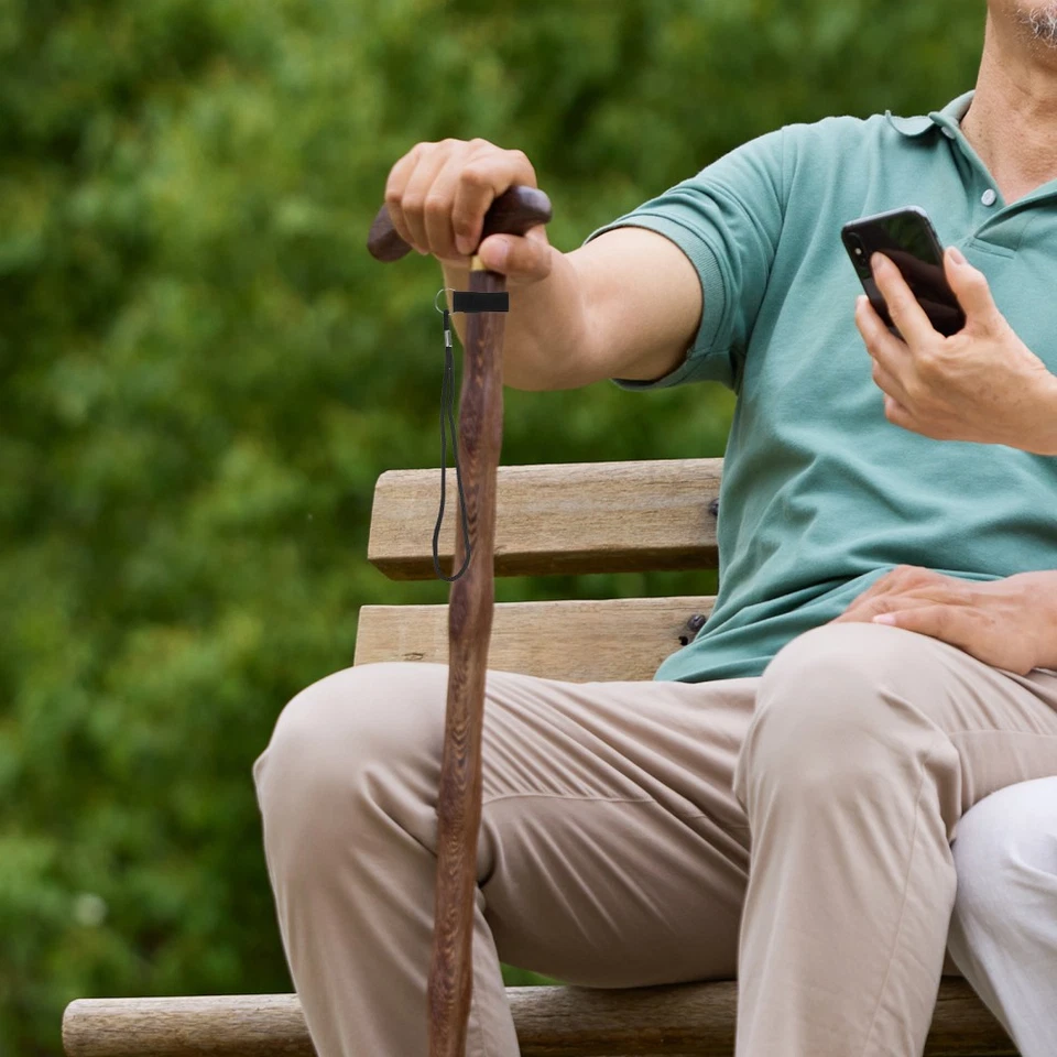 Correa de muñeca de caña 4 piezas cordón de bastón anti pérdida cordón anti pérdida bastón reutilizable Foto 4 de 4