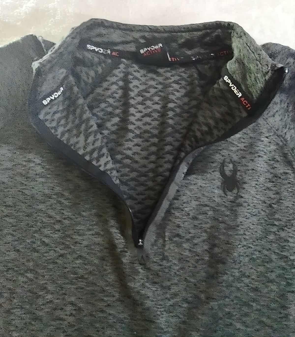 Spyder Active Quarter Zip Pullover Gray Men's Med… - image 3