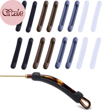 8 Pairs Soft Silicone Eyeglass Ear Cushions Glasses Ear Grip Temple Tips Eyeglas