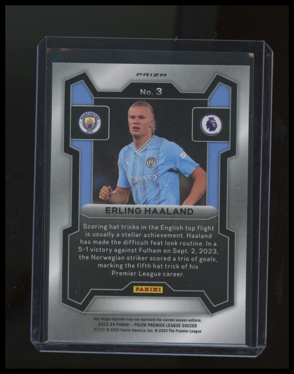 PANINI PRIZM ERLING HAALAND auto 直筆サイン 2024-25 Prizm Premier League Soccer Erling Haaland Manchester