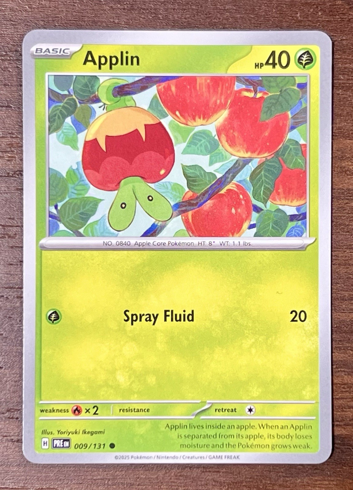 Applin Common SV: Prismatic Evolutions 009/131 NM